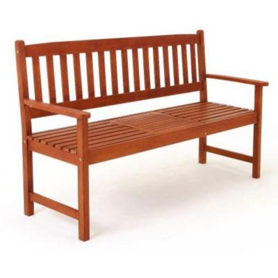 China Eco - Friendly Outdoor Garden Eco - Friendly Patio Furniture Wooden Bench Park Chairs With Automatic Table for sale