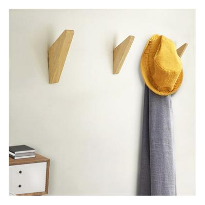 China Promotional Solid Wood Wall Mounted Coat Hook Wall Mounted Storage Hook Single Wall Mounted Rack for sale