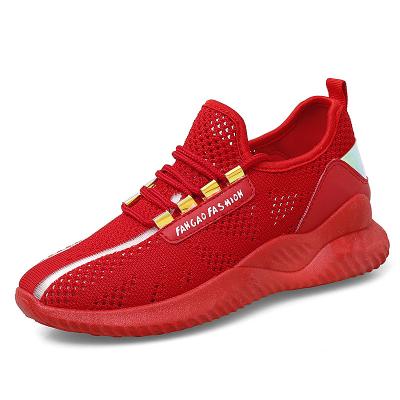 China Wholesale Breathable Knitted Rubber Mesh Upper Women Shoes Sneakers Feminine Ladies Fashion Style Walking And Running Footwear31-40 for sale