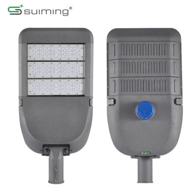 China Square 100w 150w 200w 300w dimming lora intelligent control led street light head lamp with NEMA 3-7pins for sale