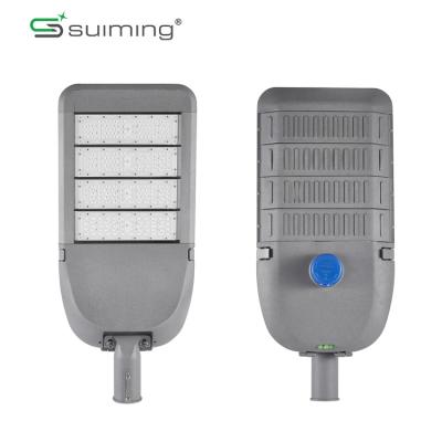 China Square 100w 150w 200w 250w 300w smart outdoor street light head ip66 aluminum 130lm/w led street light for square for sale