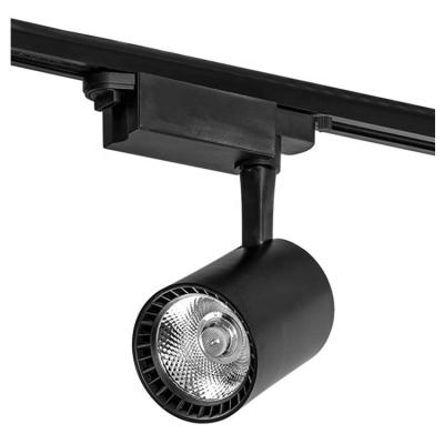 China 90 CE RoHS Magnetic Adjustable Commercial Led Spotlight 12w 30w Rail Lighting System Track Light Adjustable for sale