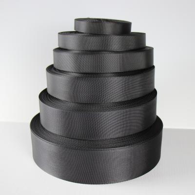 China Viable Wholesale Customizable High Quality Black White Imitation Nylon Webbing Strap for sale