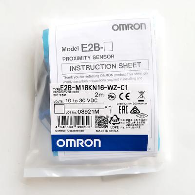 China Omron Proximity Switch E2B-M18KN16-WZ-C1 E2B-M18KN16-WZ-B1 Three-Wire Proximity Switch Input Sensor for sale