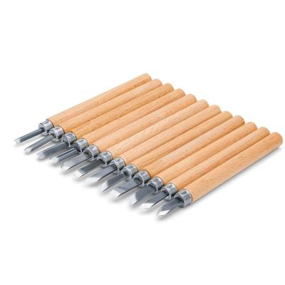 China 12pcs Woodworking Carving Knife Set For Woodworking for sale