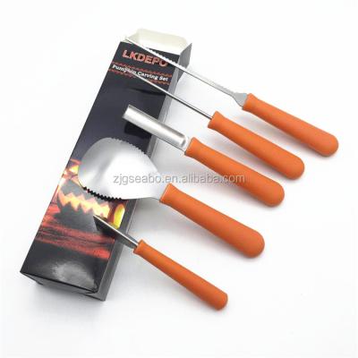 China Pumpkin Professional 5 Pcs Halloween Pumpkin Tools For Beginners for sale