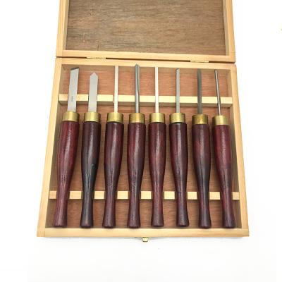 China Wood work 8 pcs wood chisel set woodworking hss wood chisel for sale