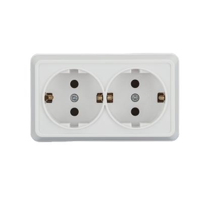 China Professional Anti-fire Wall Touch Switch Cheap Wall Switch Socket ABS Manufacture Wall Sockets and Switches for sale