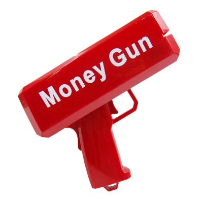 China Toy Party Game Toys High Electronic Power Money Spray Gun Super Cash Shooter With 100 Banknotes for sale