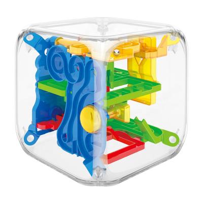 China PVC+ABS Kids Brain Teaser Stem Toys Maze Cube 72 Challenge 3D Educational Puzzle Game for sale