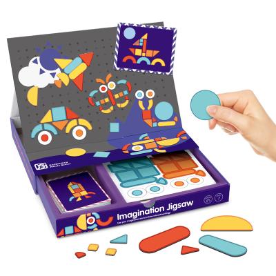 China Early Education Kids Magnetic Board Jigsaw Puzzle Space Game for sale