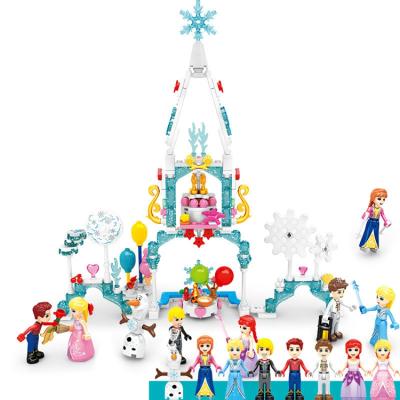 China Building Toy 292pcs 8 in 1 Ice Snow Friends Building Blocks for sale