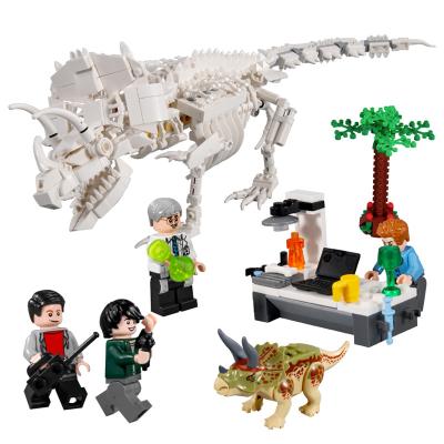 China Building Toy 642pcs Triceratops Fossil Building Blocks Dinosaurs Toys For Children 1603 for sale