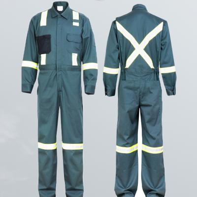 China OEM Heavy Industry Cotton Petroleum One Piece Underground Mining Suit Coveralls One Piece Coveralls for sale