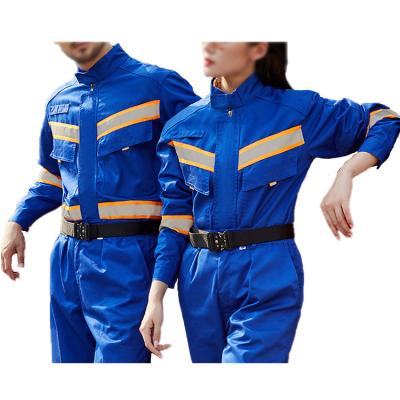 China OEM Customized Color Stability Strong Rescue Visibility Safety Suit High Engineering Orange Uniform Suit Repair Road Suit for sale