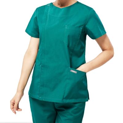 China Professional Work Suit Polyester Hospital New Product Cotton Comfortable Short Sleeve Workwear for sale