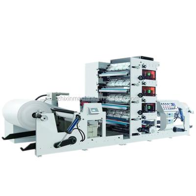 China ZX-RY850 Deli Automatic 2-6 Colors Printing Flexographic Machine for sale