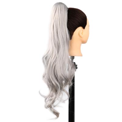 China I-Tip Hair 32 Inch Synthetic Ponytail Flexible Wrap Around Pony Tail Extensions for sale