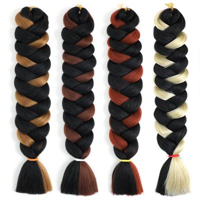 China Elephant Braids Synthetic Hair Crochet Braids Jumbo Braids 165g Ombre Color Elephant Braids 41inch Hair Extensions for sale