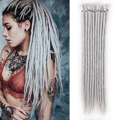 China Synthetic Handmade Dreadlocks Crochet Hair Light Brown Color Jamaica Crochet Hair 20 Inch Hip Hop Reggae Punk Dreadlocks Crochet Hair for sale