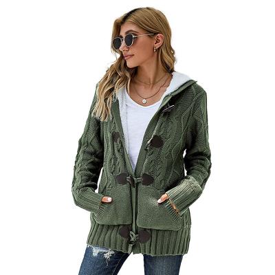 China 2021 autumn women's fashion wholesale women's boutique clothing hooded sweater women's coats Anti-wrinkle for sale