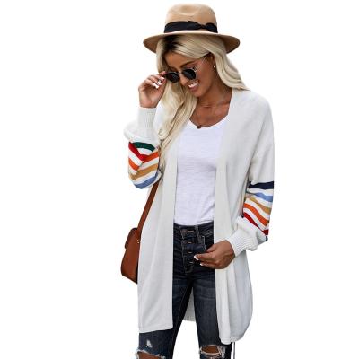 China Autumn Women's Breathable Clothes Printing Cardigan Sweater Tops Fashionable Women Coats for sale