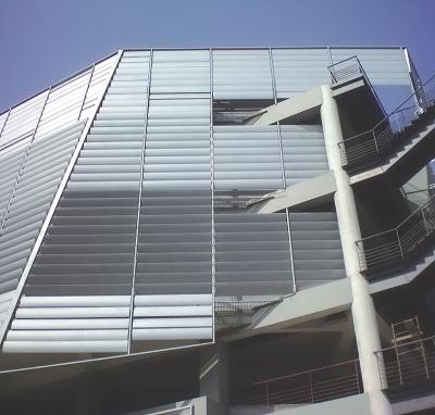 China Aluminum Sun Shade Canopy 6063-T5 Aluminum Extrusion Blade Canopy Panels Sun Shade Canopy for sale