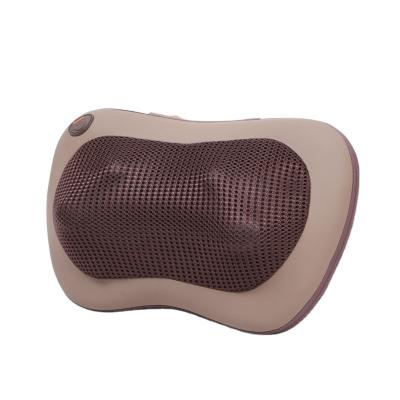 China Body Heating Portable Car Electric Heating Travel Neck Back Shiatsu Shoulder Massager Vibrating Home Pillow for sale