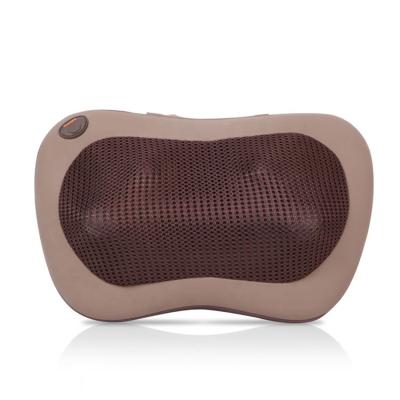 China Body Health Care Products Electric Heating Shiatsu Neck Car Massage Vibrating Home Pillow for sale