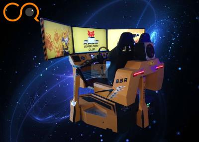 China High Resolution Virtual Car Racing Simulator , Virtual Reality Driving Simulator for sale