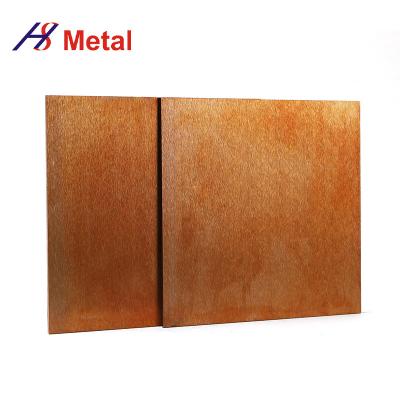 China Tungsten Copper Sheet Tungsten Copper Alloy Plate Vacuum Furnace Alloy Refractory Metal for sale