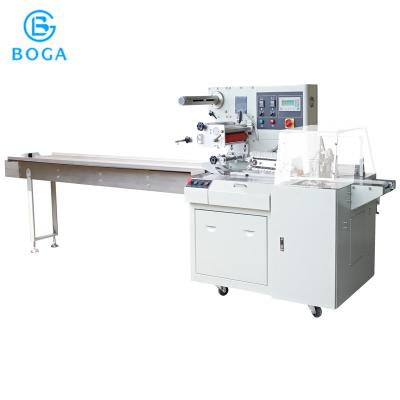 China Reciprocating Flow Packing Machine For Tray Vegetable Fruit BG-450W 220V and Carbon Steel for sale