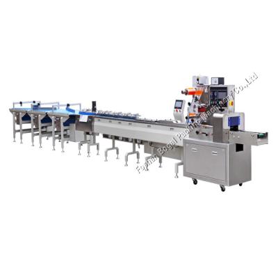 China Full Automatic High Speed Cookie Packaging Machine / Electric Small Flow Wrapping Machine for sale