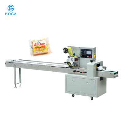 China Butter Block Cheese Pouch Horizontal Wrapping Machine Max 250mm Film Width for sale