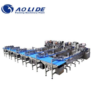 China Flow Automatic Large Piece Of Chocolate Feeding & Packing Line/Machine for sale