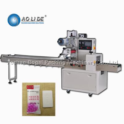 China Underwear Clean Soap High Speed Flow Wrapper / Horizontal Flow Wrap Machine for sale