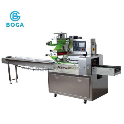 China Semi Automatic Flow Packaging Machine Brochure Packaging CE Certificate for sale