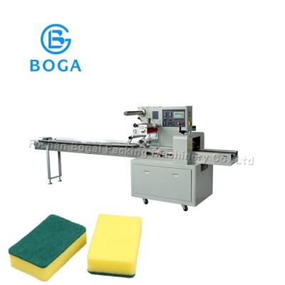 China Automatic Sponge Wet Towels Pillow Type Packing Machine Not Vacuum Electric for sale