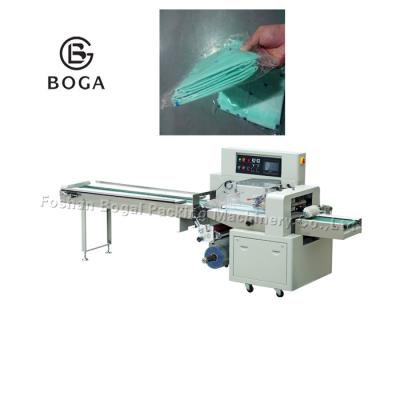 China Waste Bag Cleaning Towel Flow Packaging Machine for sale