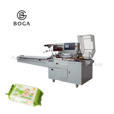 China Sanitary Pad Packaging Machine Paper Napkins Sealing Date Packing 2.4KW for sale