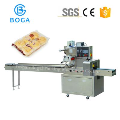 중국 china foshan factory automatic pillow flow Hamburgers packaging equipment price 판매용