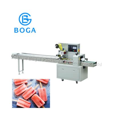 China Anti Cutting Food Packaging Line / Ice Cream Horizontal Flow Wrap Machine for sale