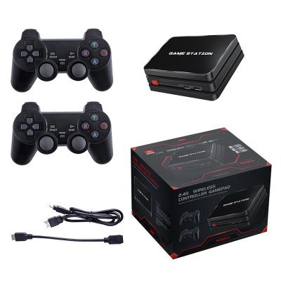 China Support M8 Multi Players Plus Wireless TV Game Console 4K HD Video Game Dongle With Gamepad Built-in 10000 Games For PS1/SFC/GBA/FC (32GB) for sale