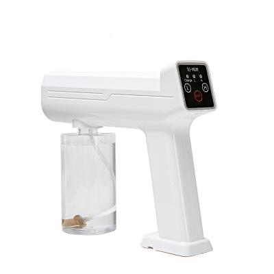 China Mini Disinfection Gun Fog Sprayer Portable Electric Paint Spray Gun New Charging Nano Vapor Handheld Spray Gun for sale