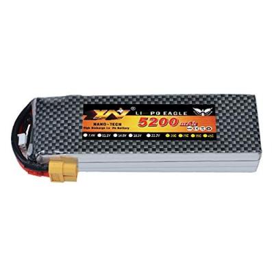 China Vehicles & Remote Control Toys 22.2V 6S 5200mAh 35C LiPO Battery XT60 or T Plug in for RC Drone Car Boat for sale