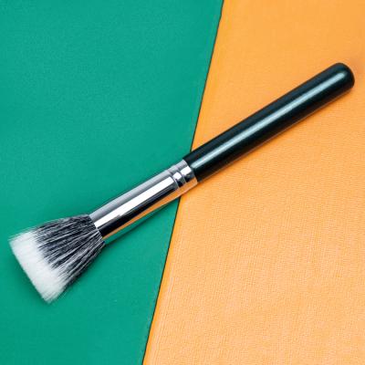 China Angular Blush Professional Makeup Brushes Custom Logo 12Pcs Makeup Set Brush Green for sale