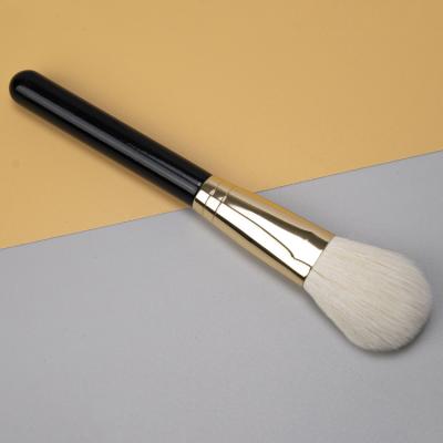 China Angular Blush New Design Professional Private Label Luxury Black Makeup Set Brush Custom Wholesale With Stand for sale