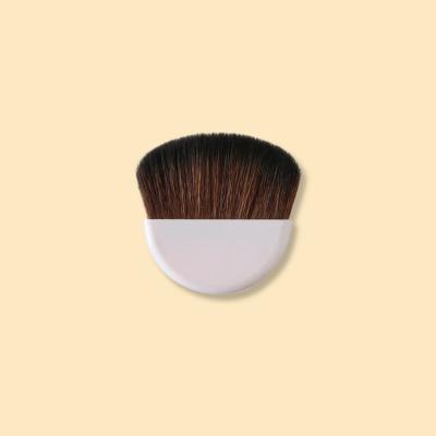 China Angular Blush Belifa Hot Selling Semicircle Flat Brush Animal Hair Wholesale Makeup Brush Flat Loose Powder Painted Portable Blush Brush for sale