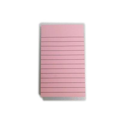 China Self Adhesive Customized 3 Color Lined Page Sticky Notes for sale