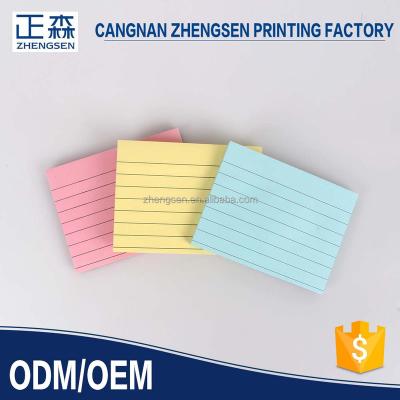 China Promotional Wholesale Custom Logo Self Adhesive Printing Adhesive Note for sale